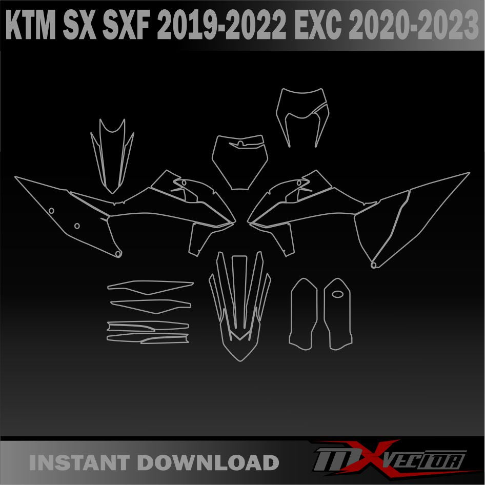 KTM SX SXF 2019-2022 EXC 2020-2023