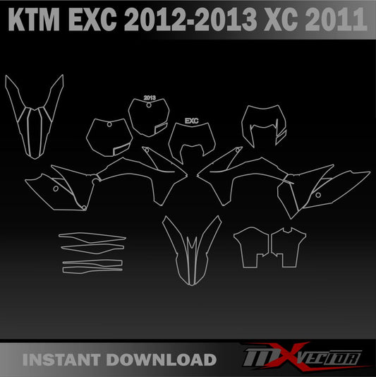 KTM EXC 2012-2013 XC 2011
