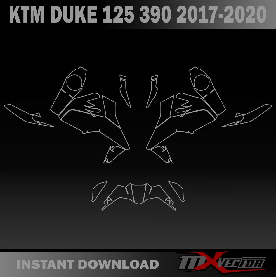 KTM DUKE 125 390 2017-2020