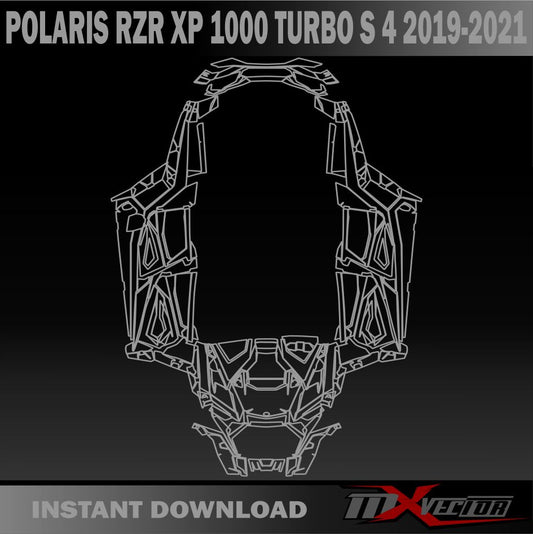 POLARIS RZR XP 1000 TURBO S 4 DOORS 2019-2021