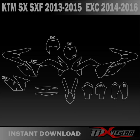 KTM SX SXF 2013-2015  EXC 2014-2016